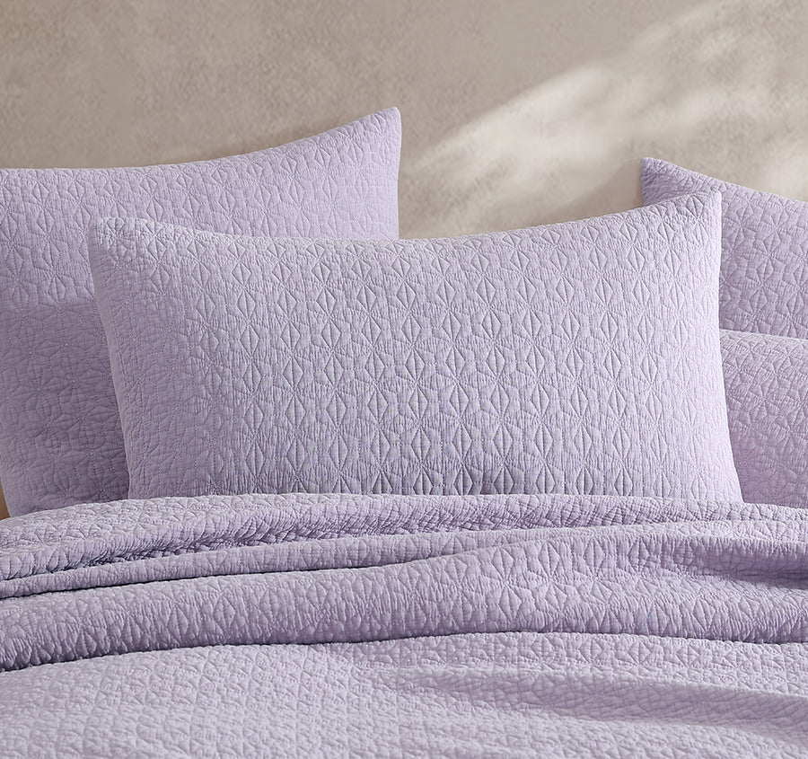 Kayo Standard Pillow Sham Pair Lilac
