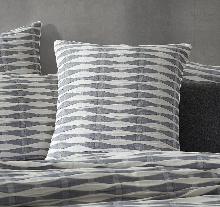 Kirby European Pillowcase Charcoal