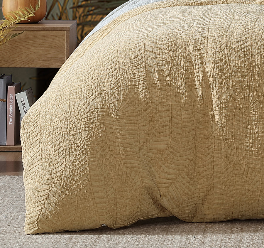 Navajo Quilt Cover Set Range Mustard