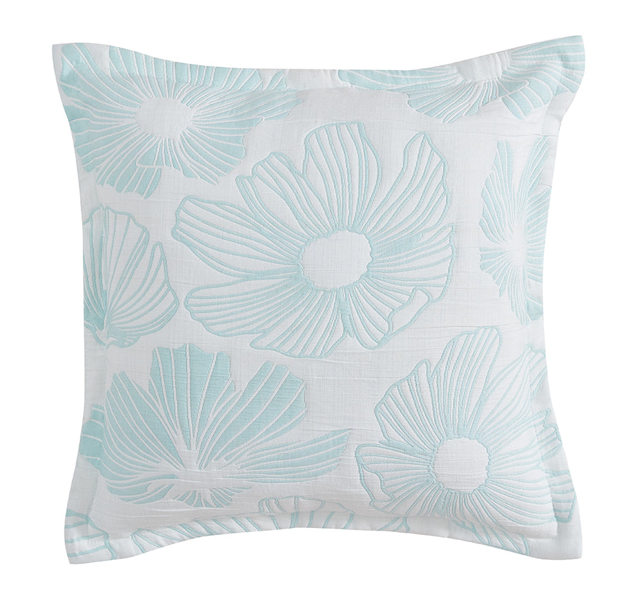 Poppi 45x45cm Filled Cushion Aqua