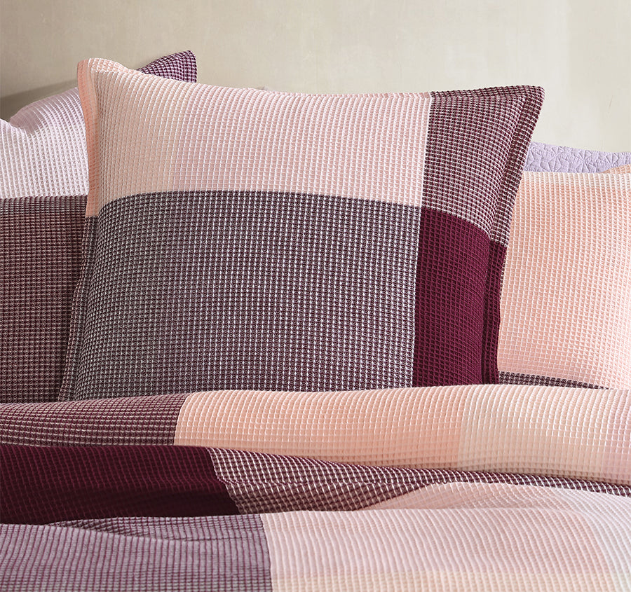 Sadie European Pillowcase Blush
