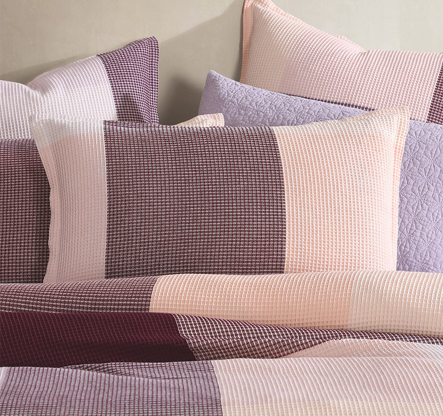 Sadie Quilt Cover Set Range Blush