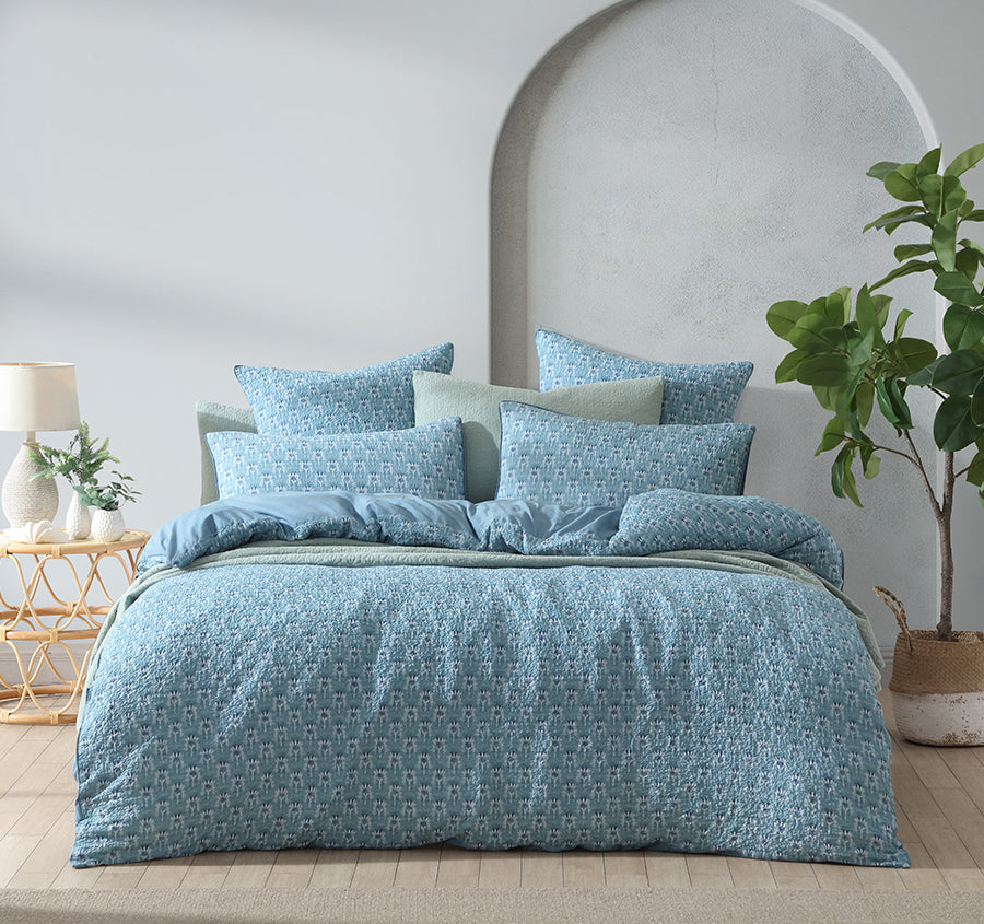 Santa Fe Quilt Cover Set Range Teal