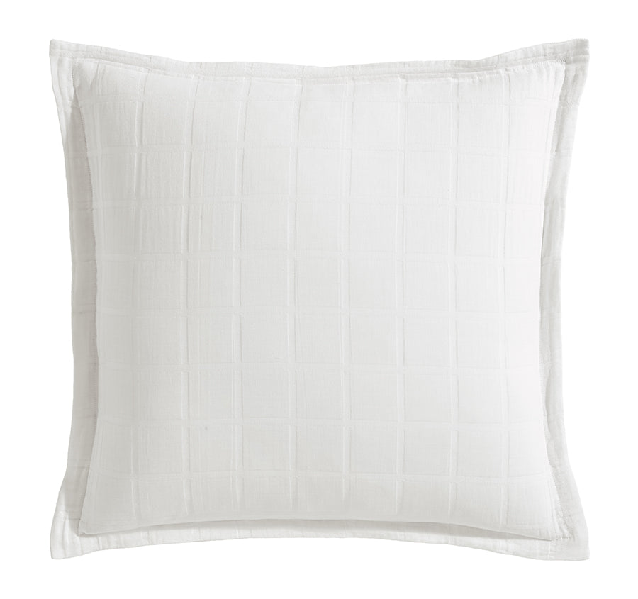 Sierra European Pillowcase White Manchester Warehouse