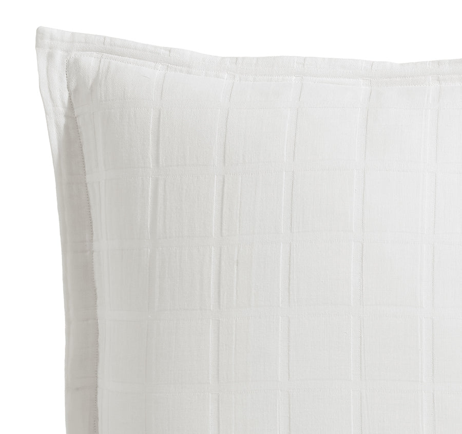 Sierra European Pillowcase White