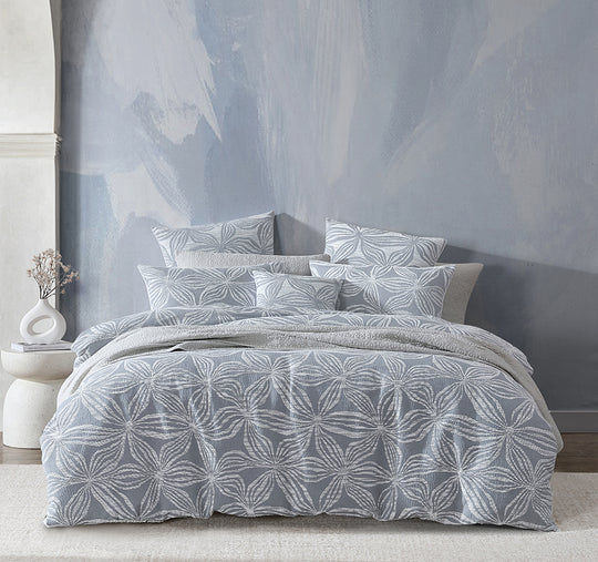 Skylar Quilt Cover Set Range Slate