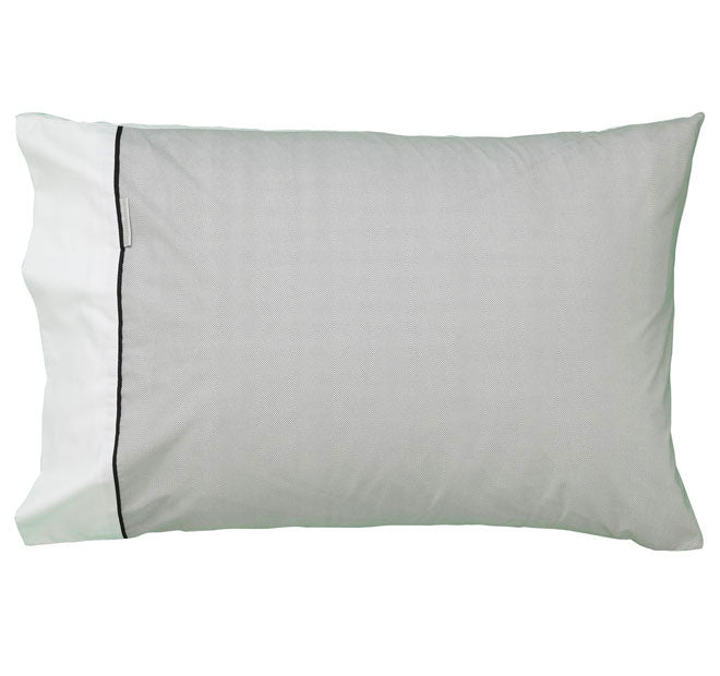 Essex Standard Pillowcase Pair Pewter