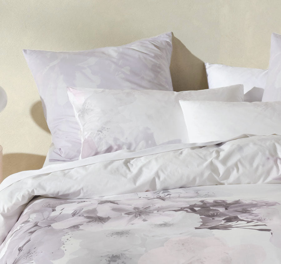 Reiko Quilt Cover Set Range White