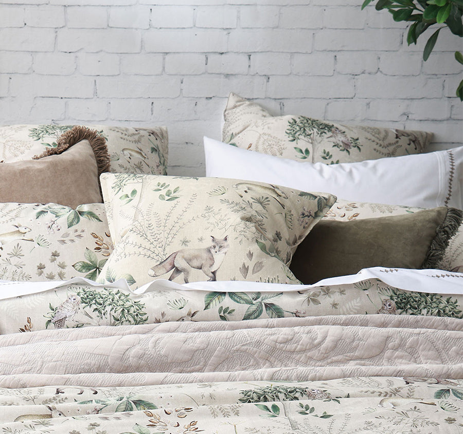 Briar Quilt Cover Set Range Natural