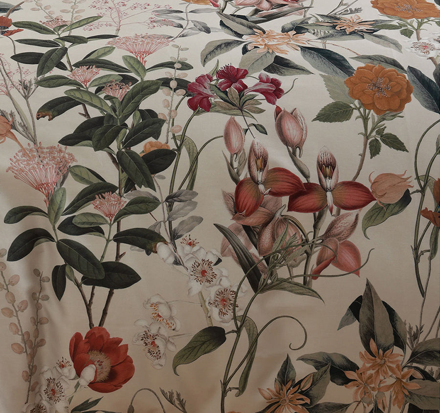 Calloway Quilt Cover Set Range Ivory
