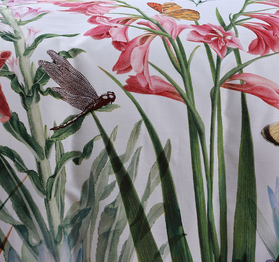 Fleur Quilt Cover Set Range Cream