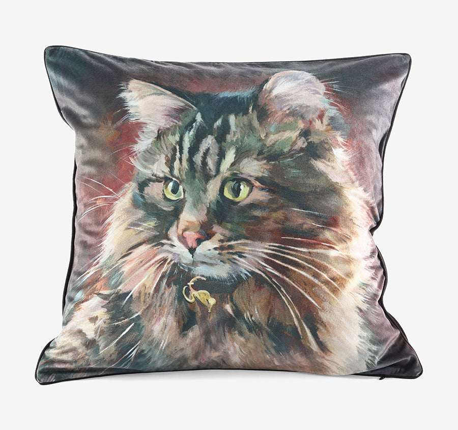 Pawtrait 50x50cm Filled Cushion Cat N Mouse
