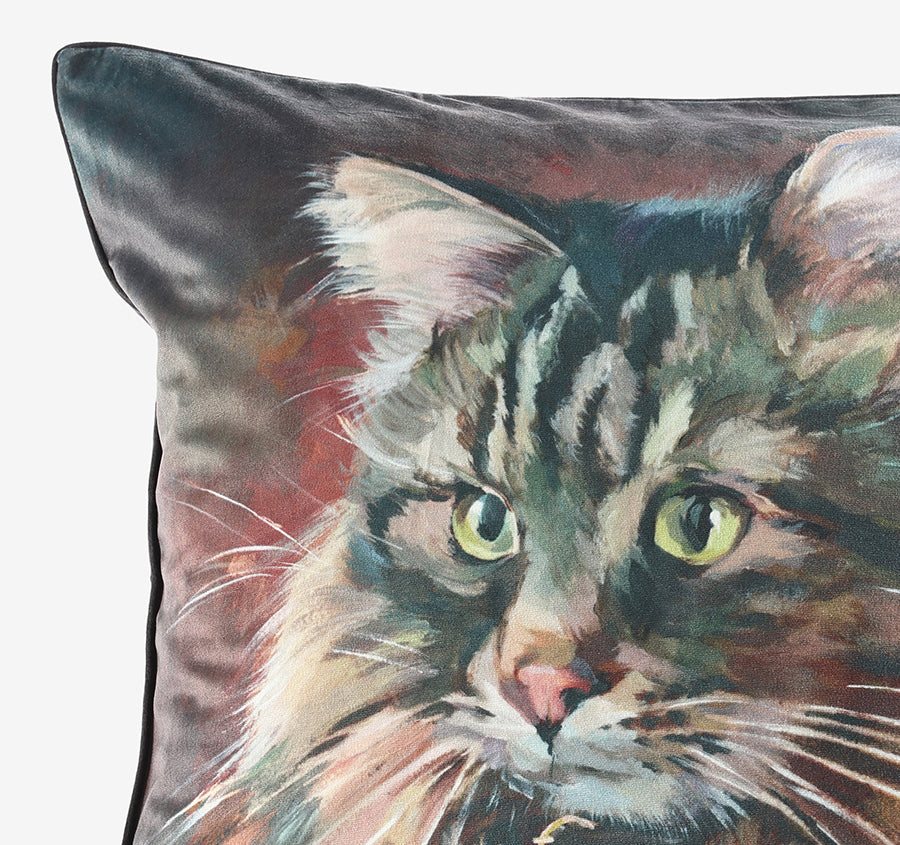 Pawtrait 50x50cm Filled Cushion Cat N Mouse