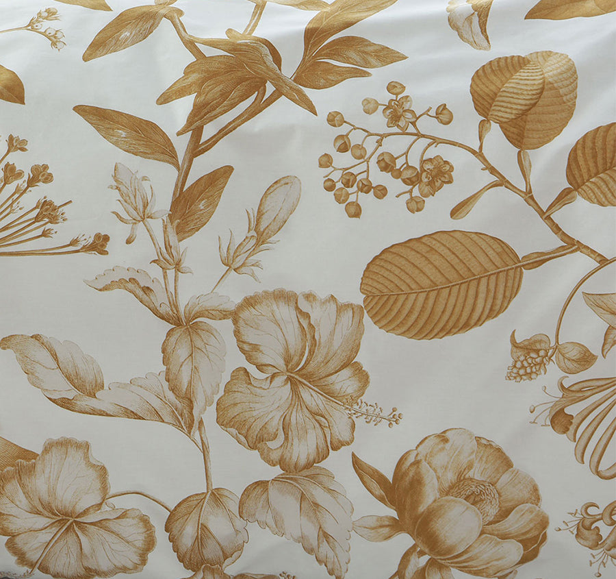 Pure Botanical Quilt Cover Set Range Ochre