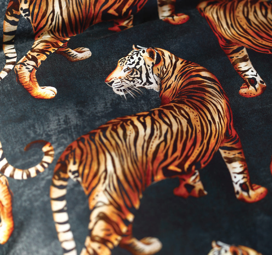 Tigress Quilt Cover Set Range Grey