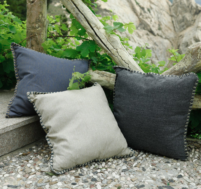 Kalo Outdoor 50x50cm Filled Cushion Blue