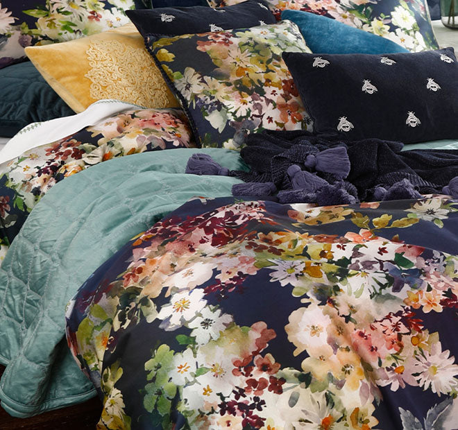 Meeka Comforter Set Range Laurel