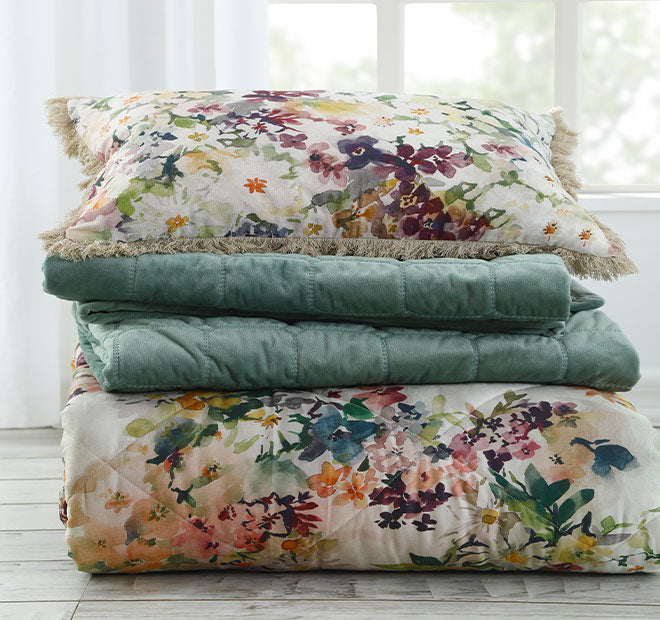 Meeka Comforter Set Range Laurel