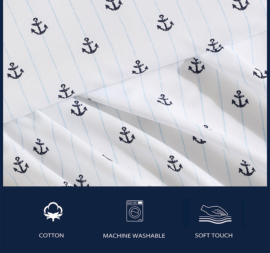 Anchor Drop Sheet Set Range Blue
