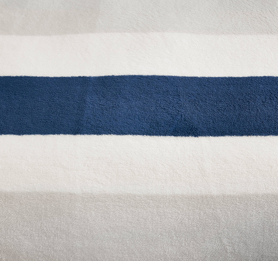 Awning Stripe 130x170cm Throw Rug Blue