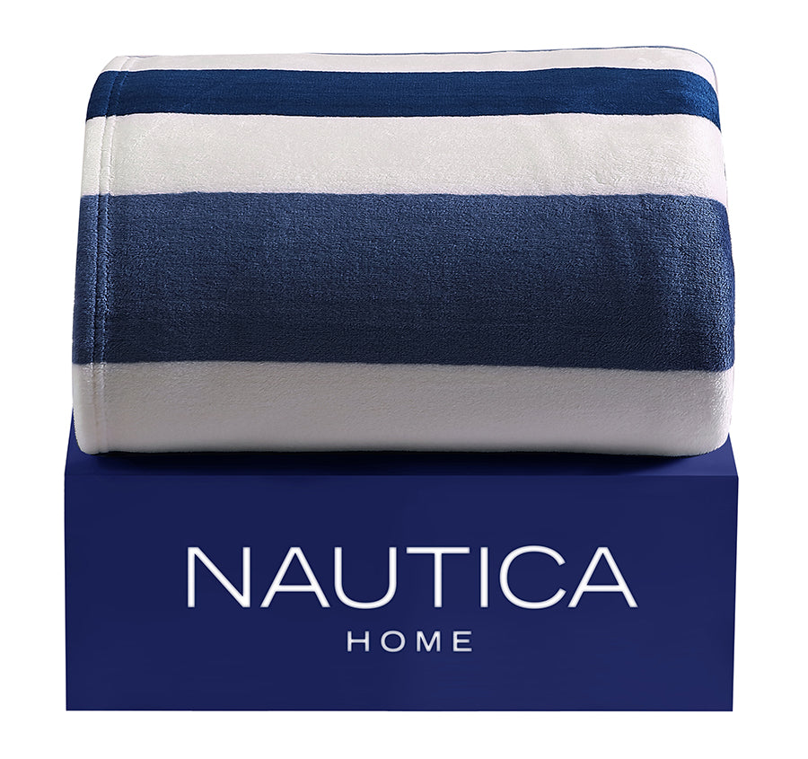 Awning Stripe Blanket Range Blue