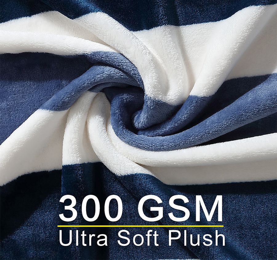 Awning Stripe Blanket Range Blue