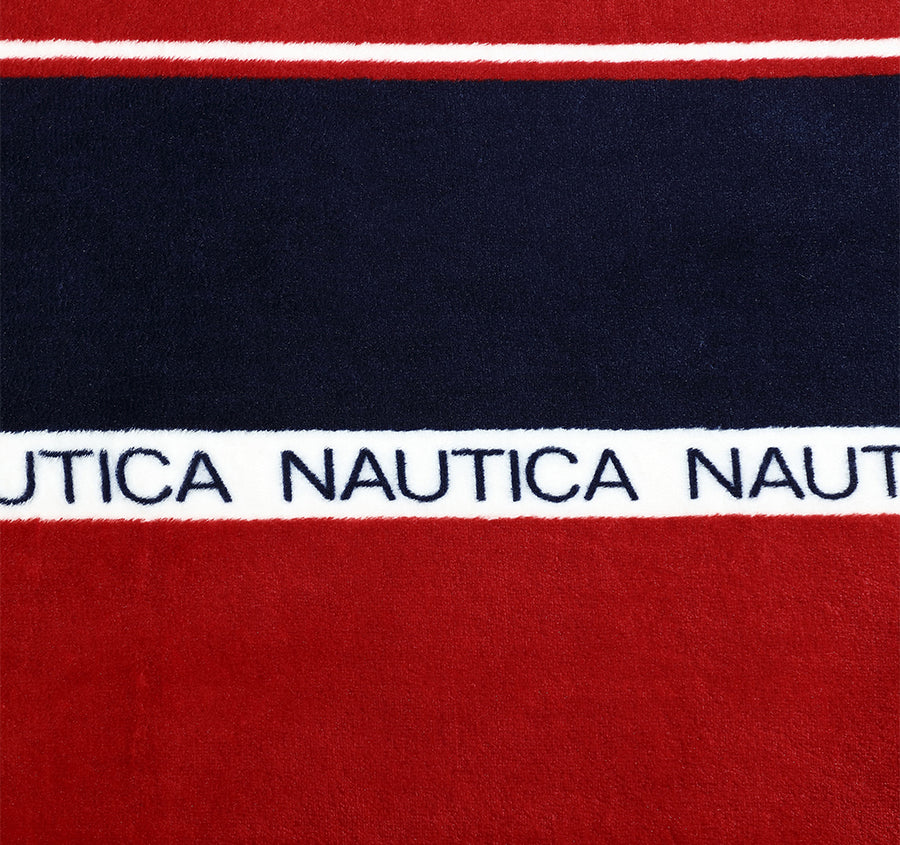 Bellecastle 130x170cm Throw Rug Navy and Red