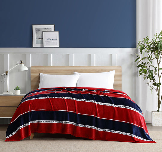 Bellecastle Blanket Range Navy and Red