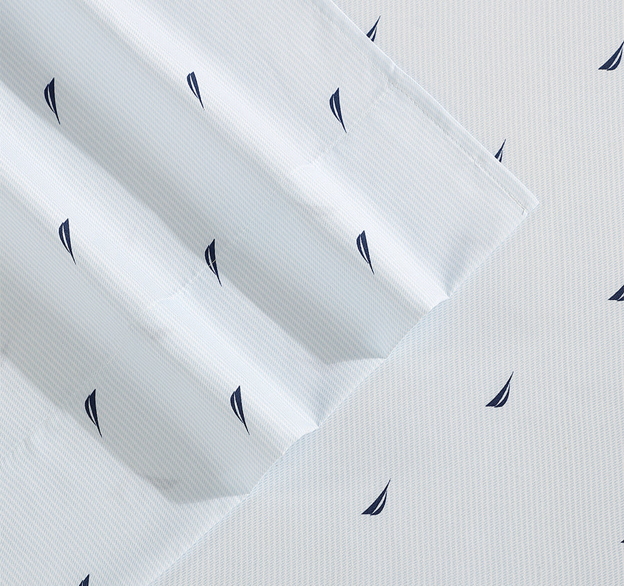 Boat Stripe Sheet Set Range Navy