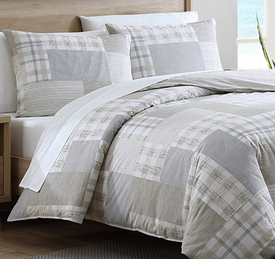 Clements Quilt Cover Set Range Beige