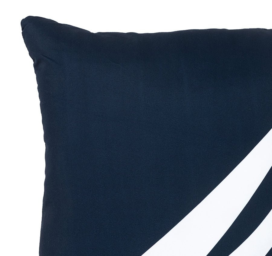 Logos Seas 45x45cm Filled Cushion Blue and White