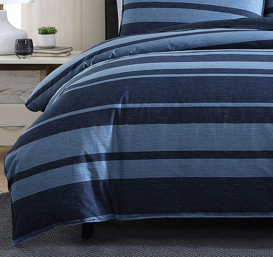 Longpoint Quilt Cover Set Range Navy