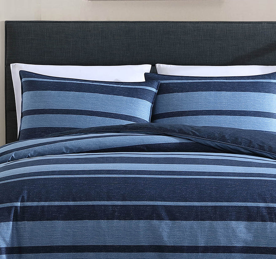 Longpoint Quilt Cover Set Range Navy