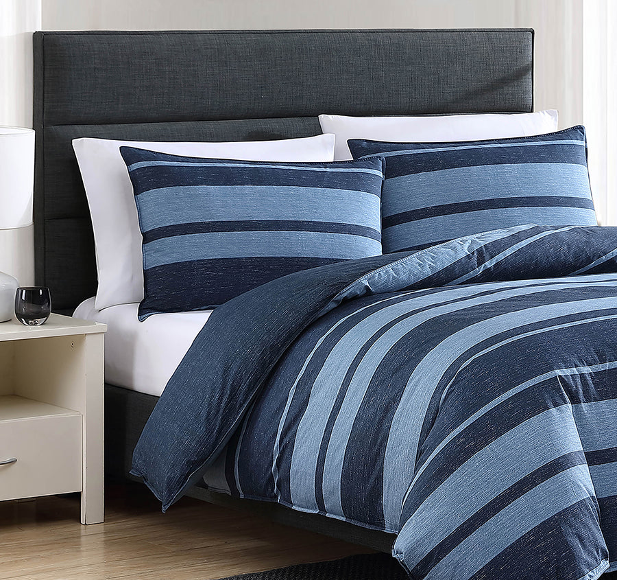 Longpoint Quilt Cover Set Range Navy