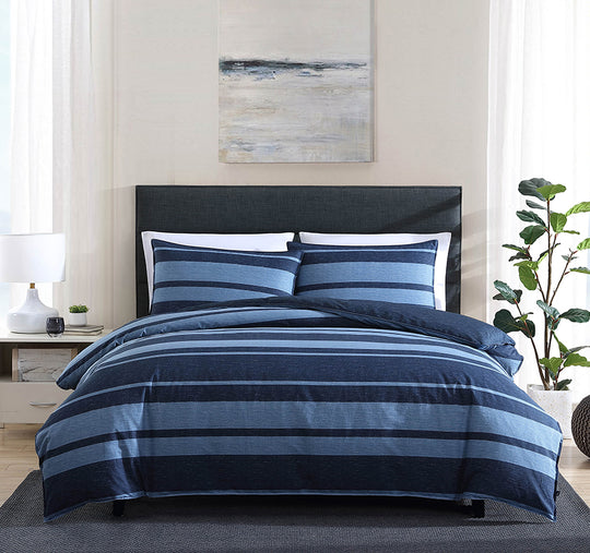 Longpoint Quilt Cover Set Range Navy