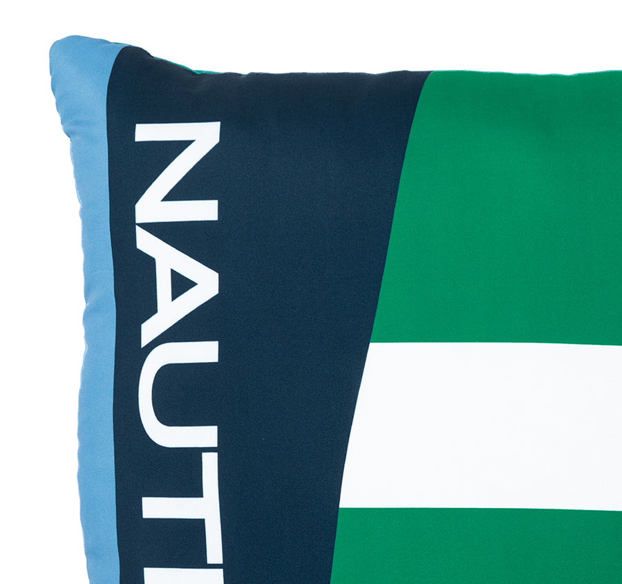 Massimo 45x45cm Filled Cushion Navy and Green