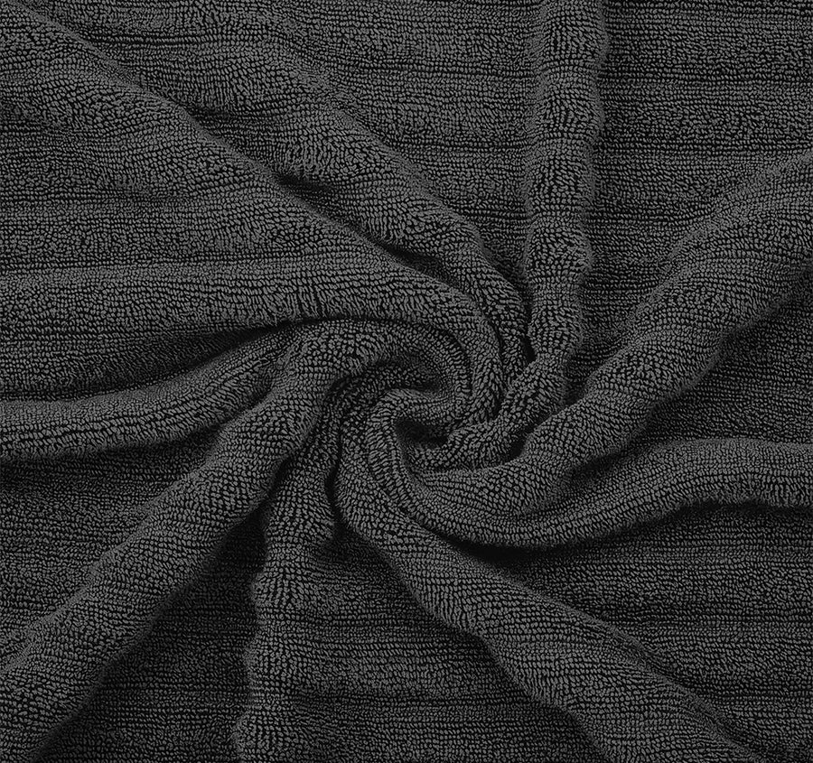 Sandy Bay 6 Piece Cotton Bath Towel Set Charcoal