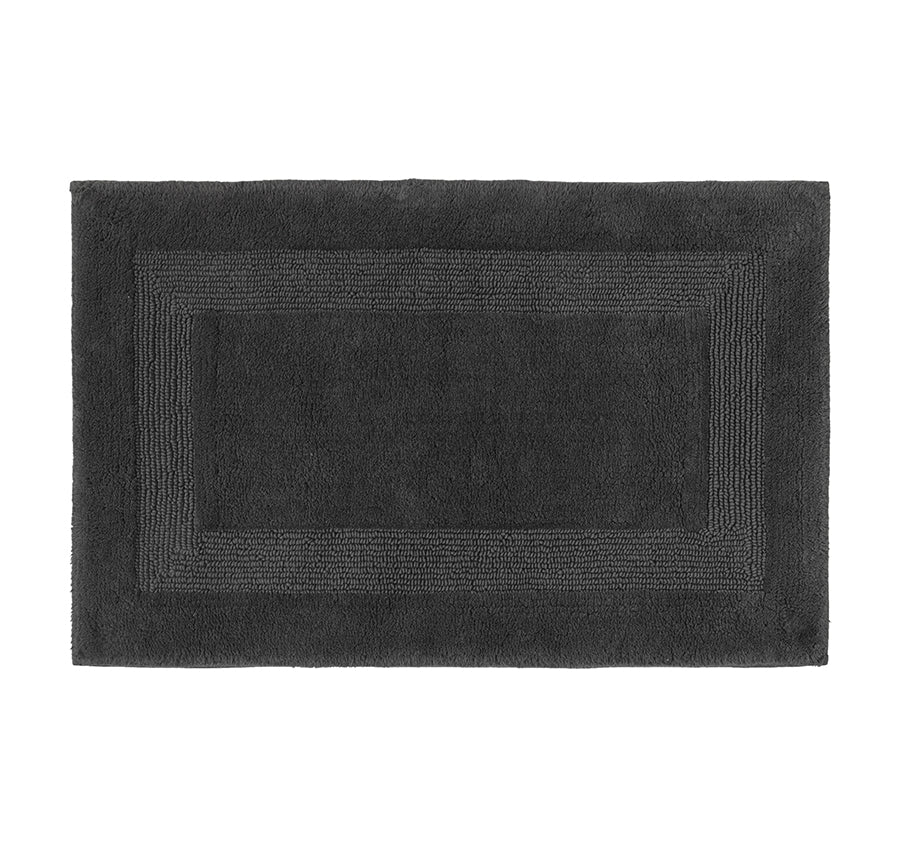 Sandy Bay Cotton Bath Mat Range Charcoal