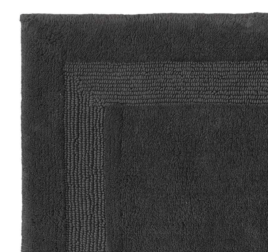 Sandy Bay Cotton Bath Mat Range Charcoal
