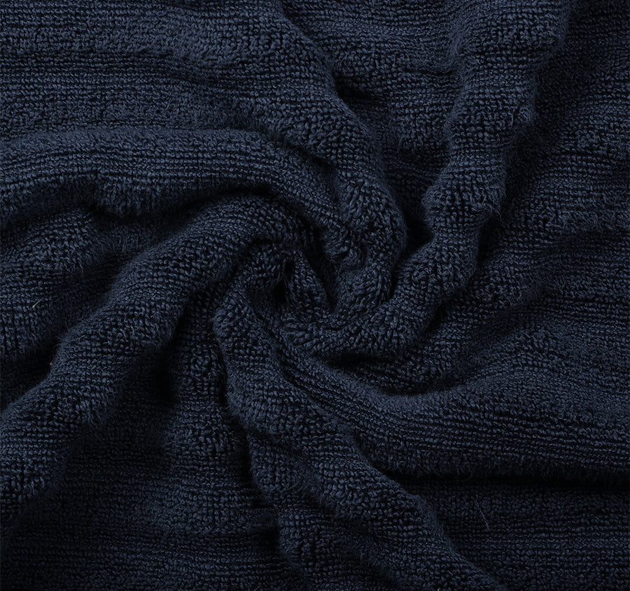 Sandy Bay 6 Piece Cotton Bath Towel Set Navy