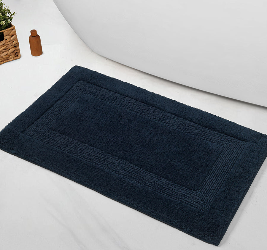 Sandy Bay Cotton Bath Mat Range Navy
