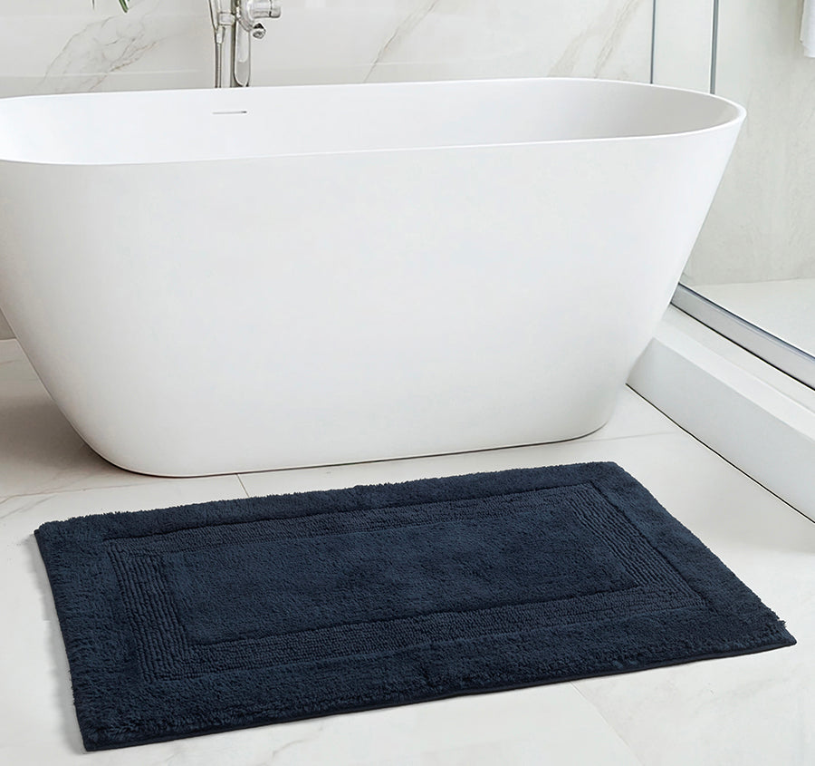 Sandy Bay Cotton Bath Mat Range Navy
