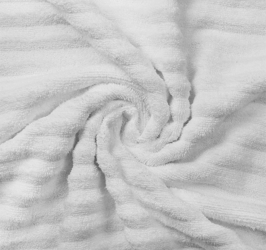 Sandy Bay 6 Piece Cotton Bath Towel Set White
