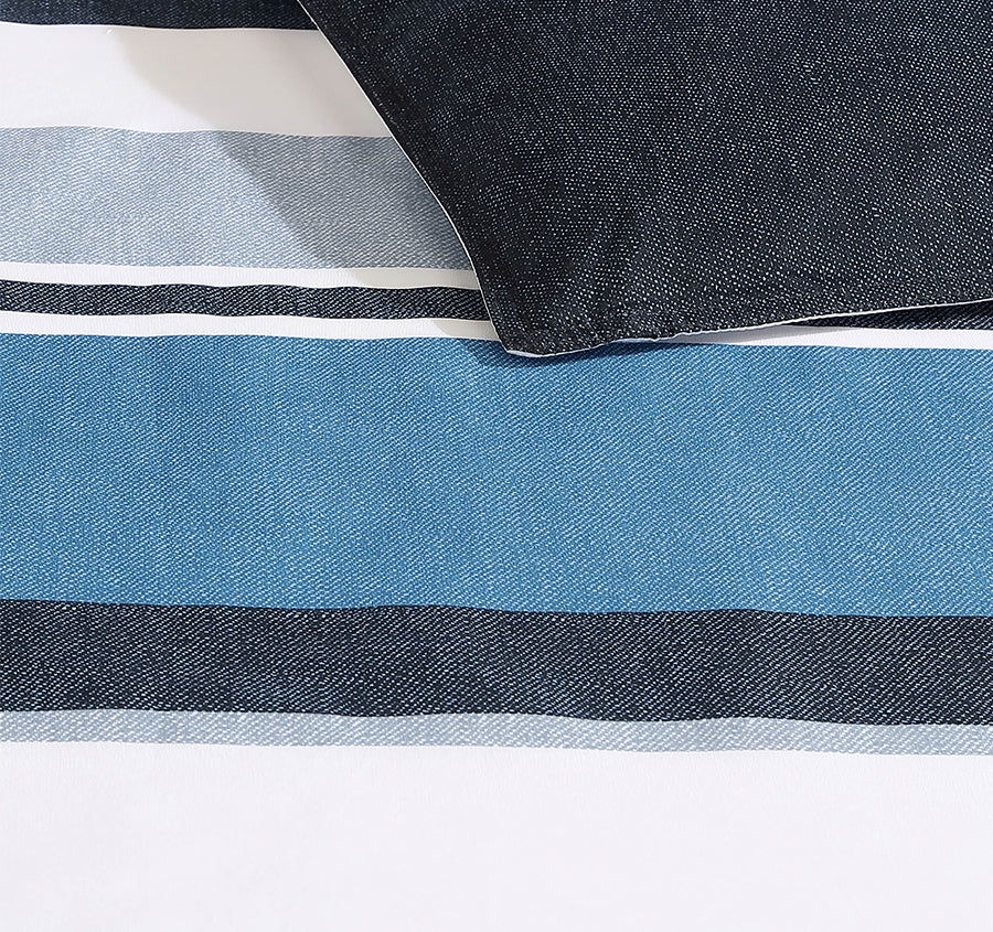 Westport Quilt Cover Set Range Navy