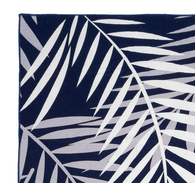 Sand Free 80x160cm Towel 4 in 1 Overlay Leaf