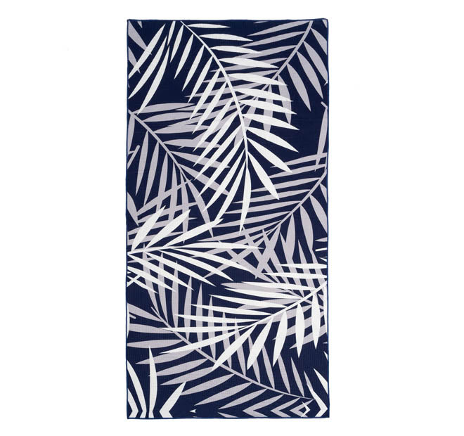 Sand Free 80x160cm Towel 4 in 1 Overlay Leaf
