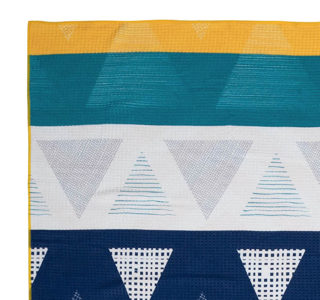 Sand Free 80x160cm Towel 4 in 1 Triangles