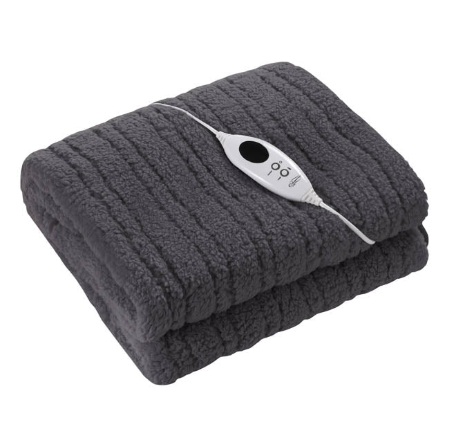 Revita Sleep 130x160cm Reversible Heated Throw Charcoal