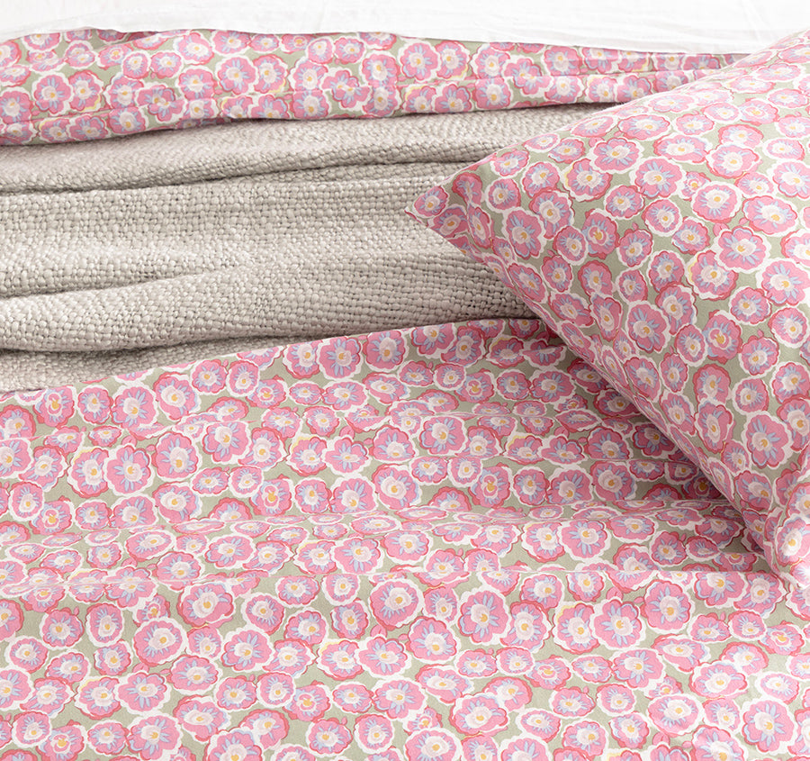 Egyptian Cotton Printed Flannelette Quilt Cover Set Range Ditty