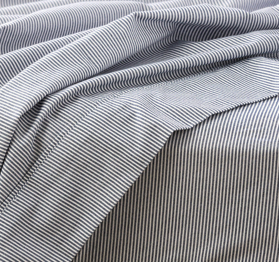 Egyptian Cotton Printed Flannelette Mega Sheet Set Range Striped